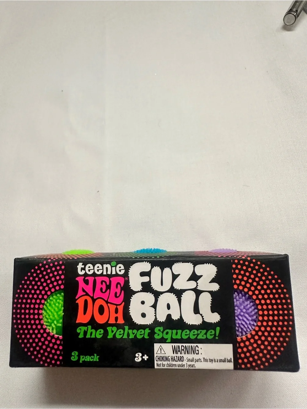 teenie NEE DOH Fuzz Ball 3-Pack - Bright Multicolor